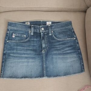 AG Adriano Goldschmied jean mini skirt size 29 blue
